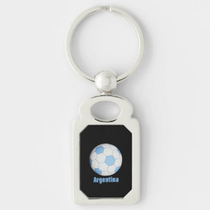 Argentina Football Key Ring