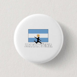 Argentina Football Soccer National Team 3 Cm Round Badge