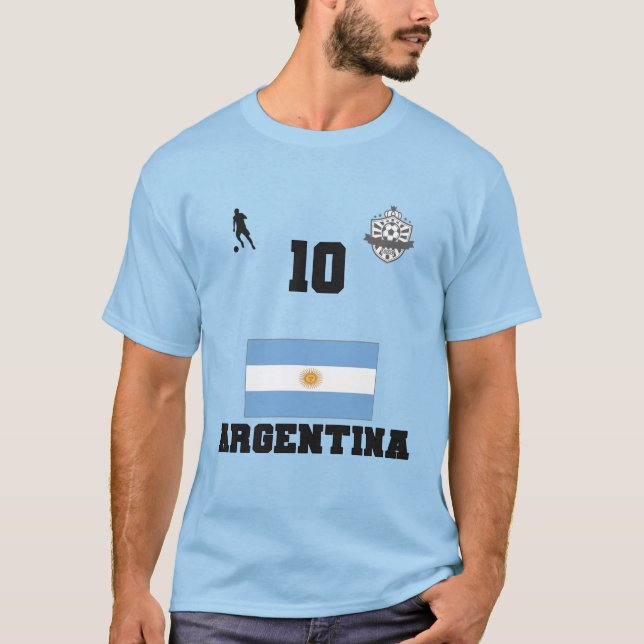 Argentina Football Soccer National Team T-Shirt (Front)