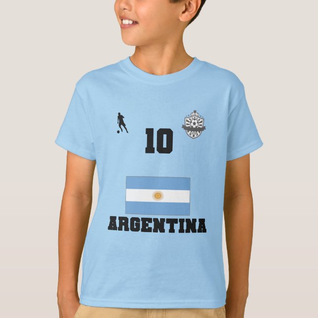 Argentina Football Soccer National Team T-Shirt (Front)