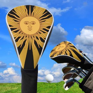 Argentina Golden Sun, Sol de Mayo Golf Golf Head Cover