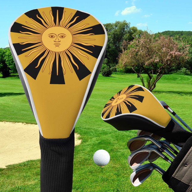 Argentina Golden Sun, Sol de Mayo Golf Head Cover (Creator Uploaded)