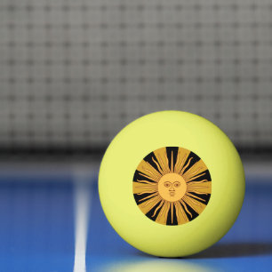 Argentina Golden Sun, Sol de Mayo Sports Ping Pong Ball
