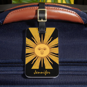 Argentina Golden Sun, Sol de Mayo / Travel Luggage Tag