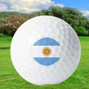 Argentina Golf Balls, Flag Golfers / Patriots Golf Balls