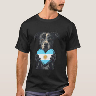 Argentina Heart Dog Argentinian Roots Argentinian T-Shirt