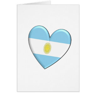 Argentina Heart Flag