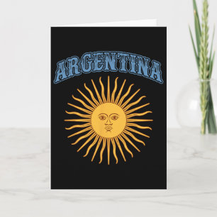 Argentina Hispanic Heritage Month Sun May Argentin Card