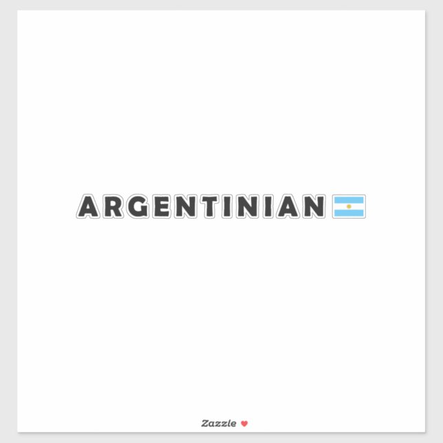 Argentina, I am Argentinian (Sheet)
