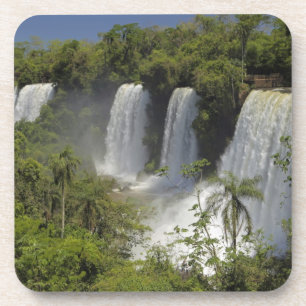 Argentina, Iguacu Falls in sun. Coaster