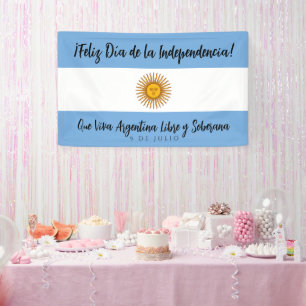 Argentina Independence Day Flag Banner