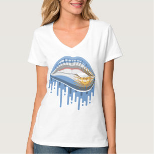 Argentina lips pride root flag T-Shirt