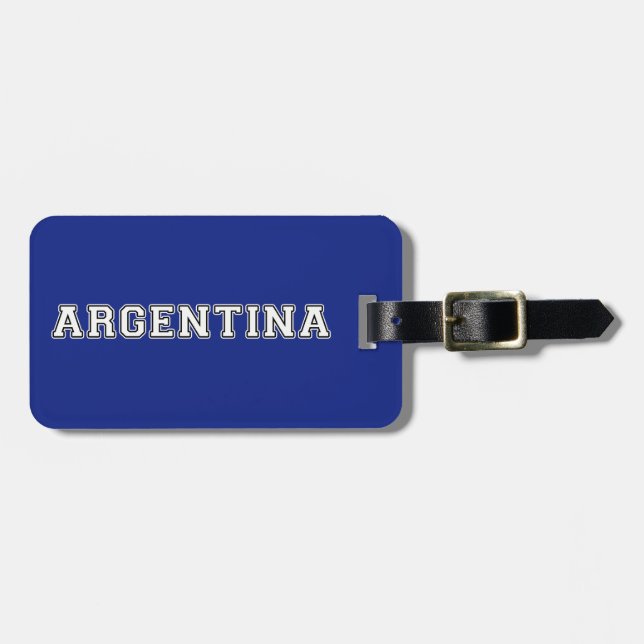 Argentina Luggage Tag (Front Horizontal)