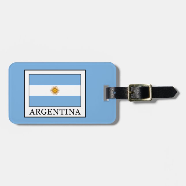 Argentina Luggage Tag (Front Horizontal)
