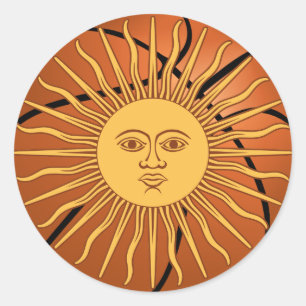 Argentina National Basketball Team Classic Round Sticker