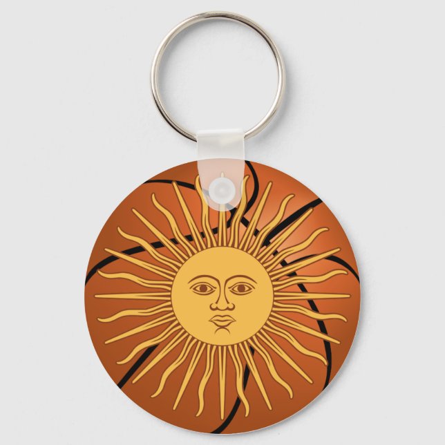 Argentina National Basketball Team Key Ring (Front)