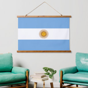 Argentina National Flag Patriotic Argentine Decor Hanging Tapestry