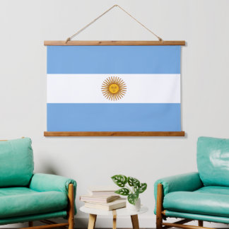 Argentina National Flag Patriotic Argentine Decor Hanging Tapestry