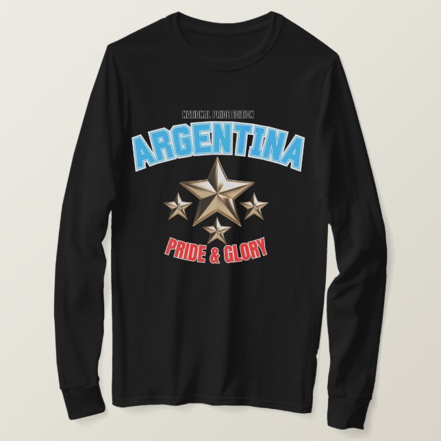 Argentina National Pride Edition Long Sleeve Shirt (Design Front)