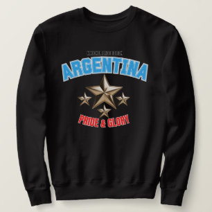 Argentina National Pride Men's Basic Sweatshirt