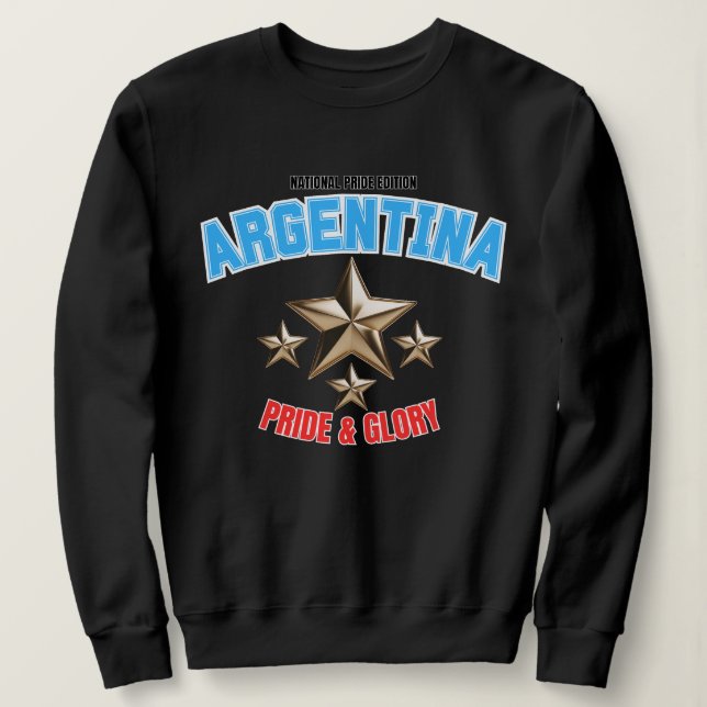 Argentina National Pride Women's Sweatshirt (Design Front)