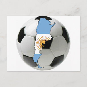 Argentina national team postcard