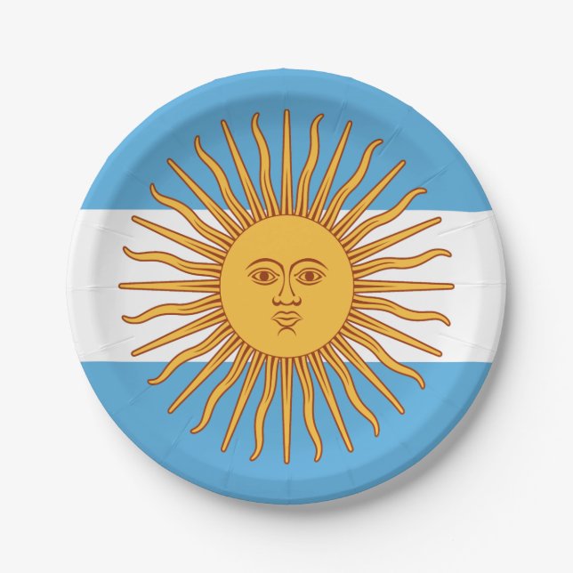 Argentina Paper Plate (Front)