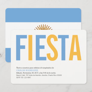 Argentina Party Invitation
