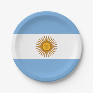 Argentina Party Paper Plate