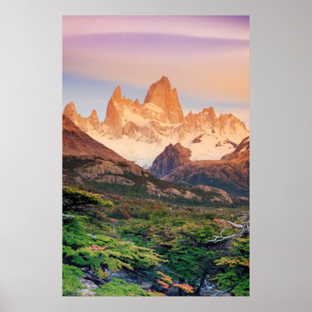 Argentina, Patagonia, Los Glaciares National Park Poster (Front)