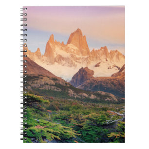 Argentina, Patagonia, Los Glaciares National Park Spiral Notebook