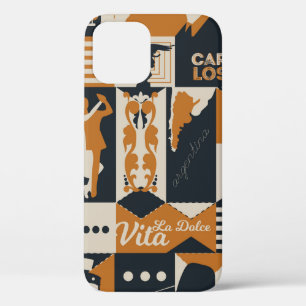 argentina pattern seamless design illustration iPhone 12 case