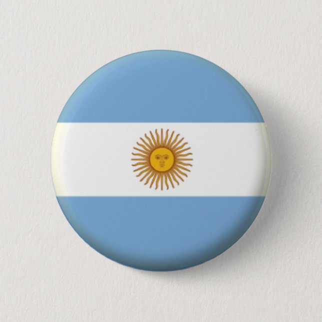 ARGENTINA PIN BACK BADGE (Front)