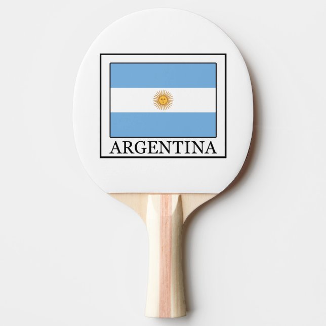 Argentina Ping Pong Paddle (Front)