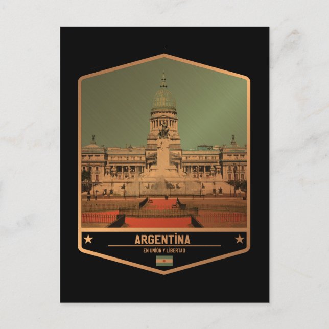 Argentina Postcard (Front)