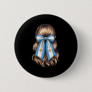 Argentina Pride Argentinian Flag 6 Cm Round Badge