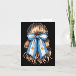 Argentina Pride Argentinian Flag Card