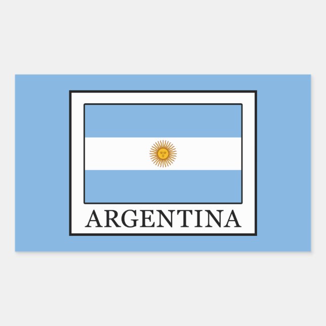 Argentina Rectangular Sticker (Front)