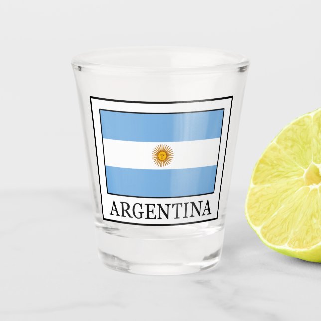 Argentina Shot Glass (Front)