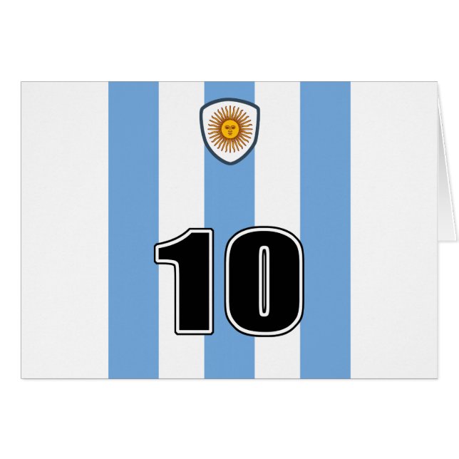 Argentina soccer (Front Horizontal)