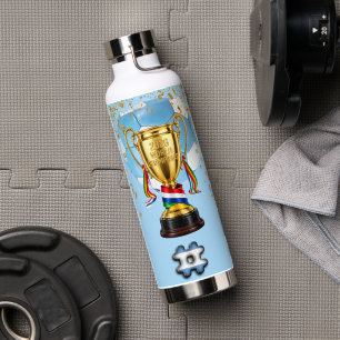 Argentina Soccer: 2026 Global Games Team Spirit Water Bottle