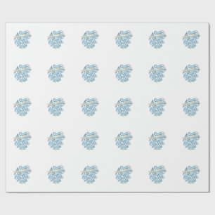 Argentina Soccer 2026 Soccer Bold Country Typograp Wrapping Paper