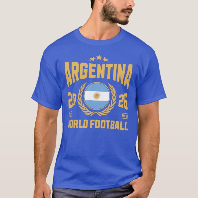 Argentina Soccer 2026 T-Shirt (Front)