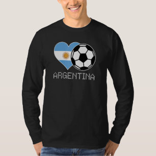 Argentina Soccer Argentinian Flag Love Country Pri T-Shirt