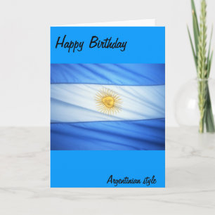 Argentina soccer card