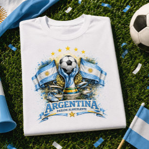 Argentina Soccer Fan Albiceleste Football Fútbol T-Shirt