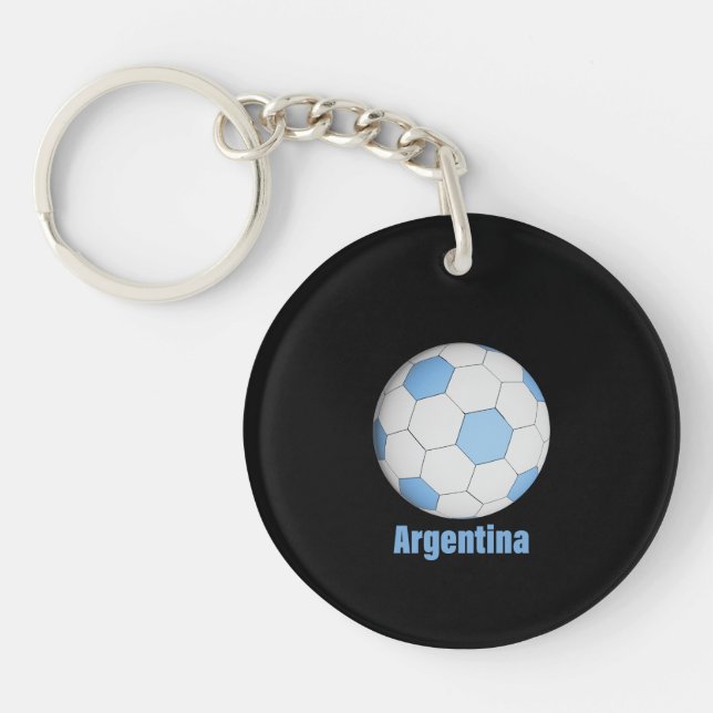 Argentina soccer  key ring (Front)