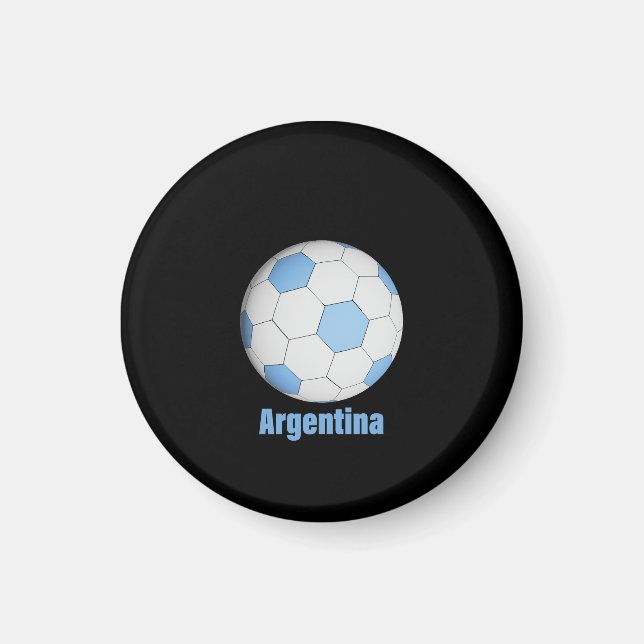 Argentina soccer  magnet (Front)
