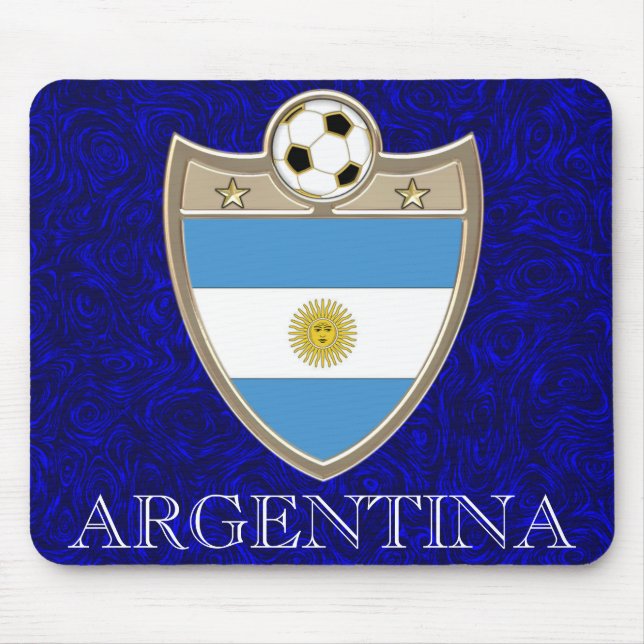 Argentina Soccer Mouse Pad (Front)