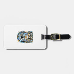 Argentina Soccer Skeleton Striker Nations Poster S Luggage Tag